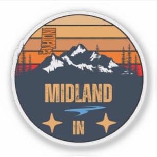 Adesivo Midland, Indiana