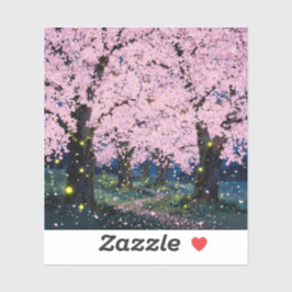 Adesivo Midnight Bloom - Vinil Quadrado 