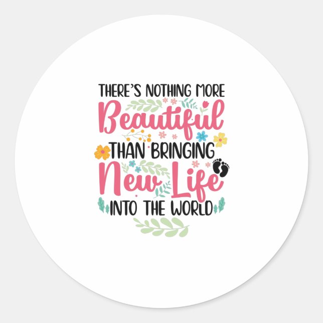 Adesivo Midwife Midwives Doula Obstetrician Midwifery Job (Frente)