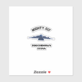 Adesivo Mighty C-17, Touchdown Titan