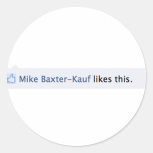 Adesivo Mike Baxter Kauf gosta de Este-Etiquetas