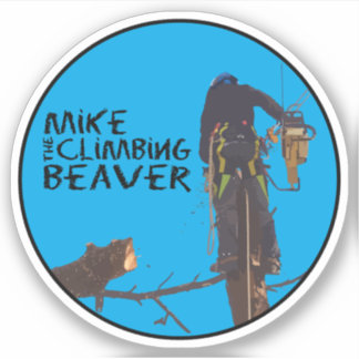 Adesivo Mike, o Beaver Subindo