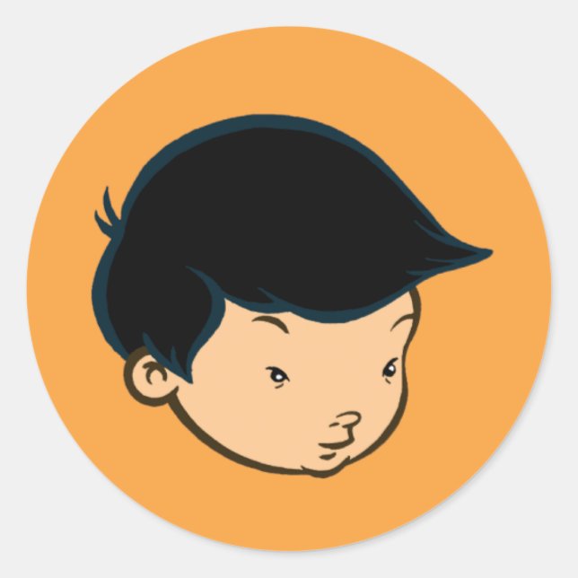 Adesivo Mike Park Sticker (Orange) (Frente)