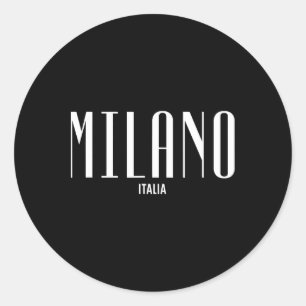 Adesivo Milano Milão Itália Clic Designer Gráfico Moda S