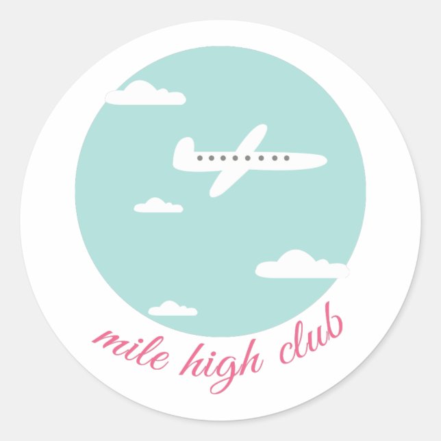 Adesivo Mile High Club (Frente)