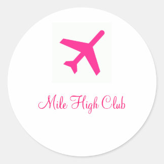 Adesivo Mile High Club - Personalizado
