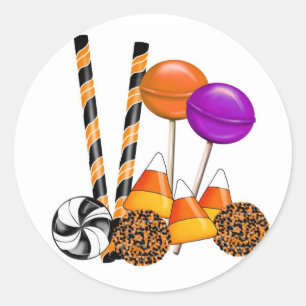 Adesivo Milho de doces do pirulito da doçura ou travessur