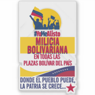 ADESIVO MILICIA BOLIVARIANA