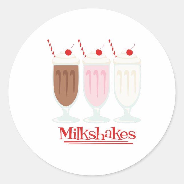 Adesivo Milkshakes (Frente)