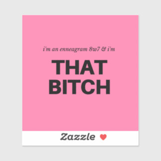Adesivo Millenneagram 8w7