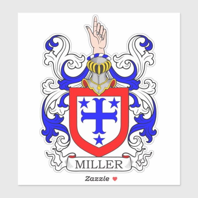 Adesivo Miller Family Crest (Folha)