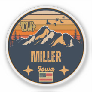 Adesivo Miller, Iowa