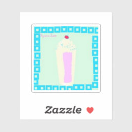 Adesivo milshake Signora Latte