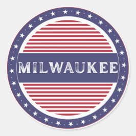 Adesivo Milwaukee City Pride Emblem – American Identity