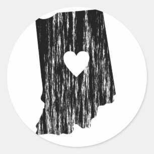 Adesivo Mim amor vestido Grunge do estado do esboço de
