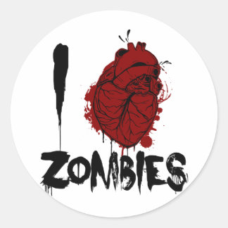 Adesivo mim bloody zombis do coração