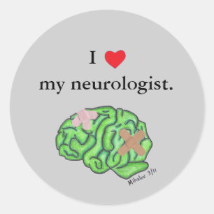 Adesivo Mim [coração] meu neurologista