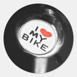 Adesivo Mim coração minha bicicleta