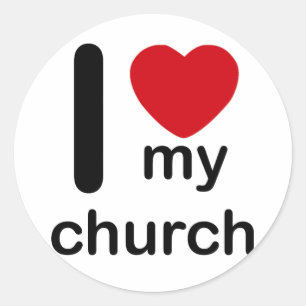 Adesivo Mim coração minha igreja