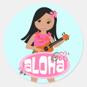 Adesivo Mim Hula-Amor você Ukulele!