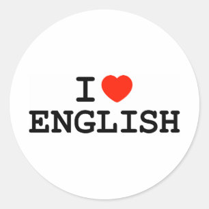Adesivo Mim inglês do coração