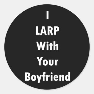 Adesivo Mim LARP com seu namorado