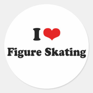 Adesivo Mim patinagem artística do coração