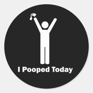 Adesivo Mim Pooped hoje