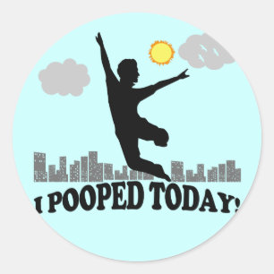 Adesivo Mim Pooped hoje