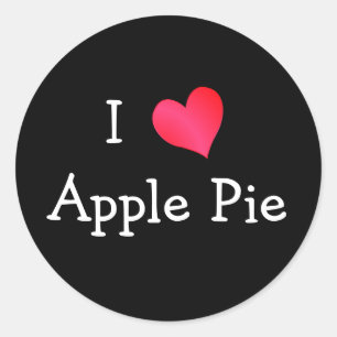 Adesivo Mim torta de Apple do amor