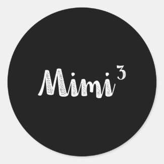 Adesivo Mimi3 Mimi Cubed Times Triplet 3rd Power Novo