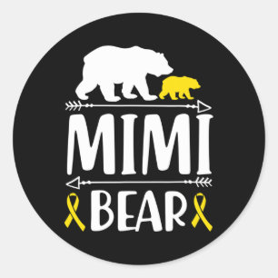 Adesivo Mimi Bear Infância, Cancer De Consciência, Dotou M