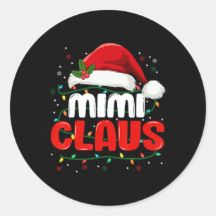 Adesivo Mimi Claus Christmas Xmas Lights Papai noel Family
