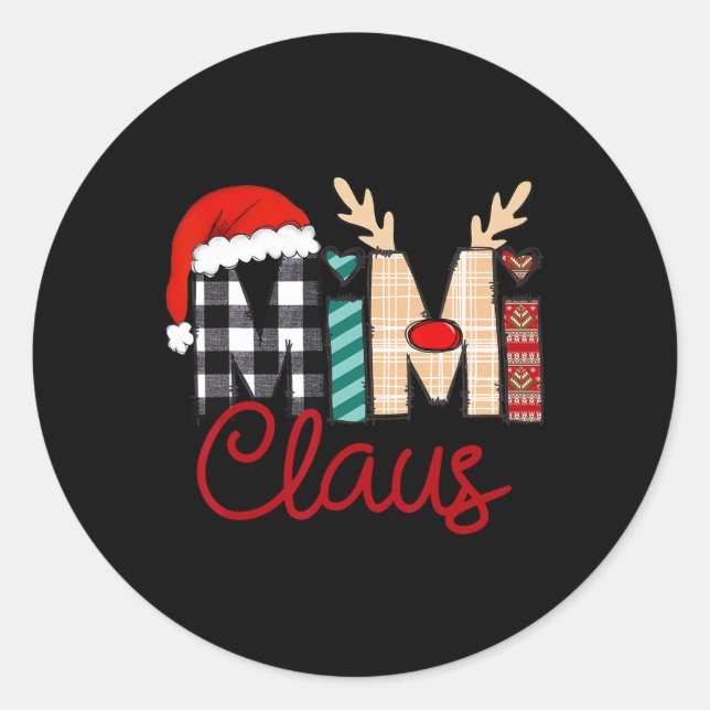 Adesivo Mimi Claus Reindeer Christmas (Frente)