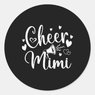 Adesivo Mimi de Torcida Divertida Cheerleading Mãe Fofo Vo