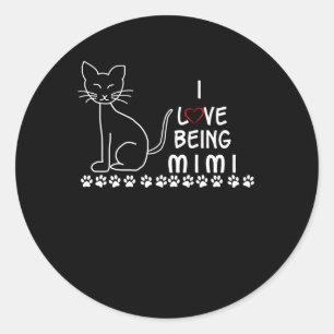 Adesivo Mimi Gift Eu Adoro Ser Mimi Cat Lovely