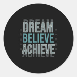 Adesivo Mindset Motivational Cote _ Dream Acredite