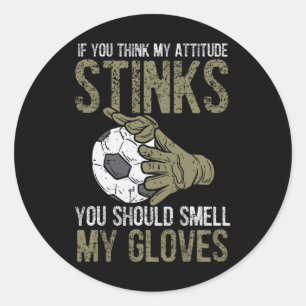 Adesivo Minha Atitude Fede Luvas Futebol Futebol Goleiro G