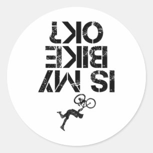 Adesivo Minha bicicleta de montanha está bem? Divertido ci