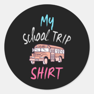 Adesivo Minha Camisa de Viagem Escolar