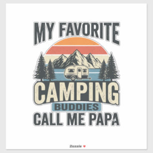 Adesivo Minha Camisa Favorita de Acampamento Me Chama de P