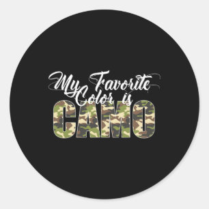 Adesivo Minha Cor Favorita É A Caça À Camuflagem Engraçada