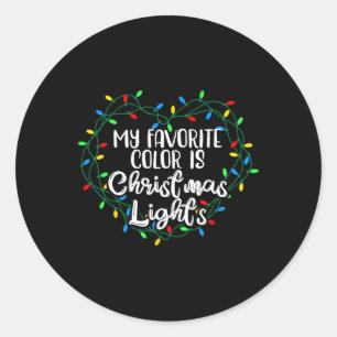 Adesivo Minha Cor Favorita É Luz De Natal Feliz H
