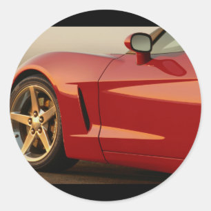 Adesivo Minha Corvette Vermelha