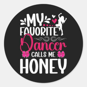 Adesivo Minha Dançarina Favorita Dança Querida Avó Danci