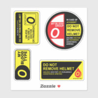 Minha Embalagem de Minus Stickers Tipo De Sangue