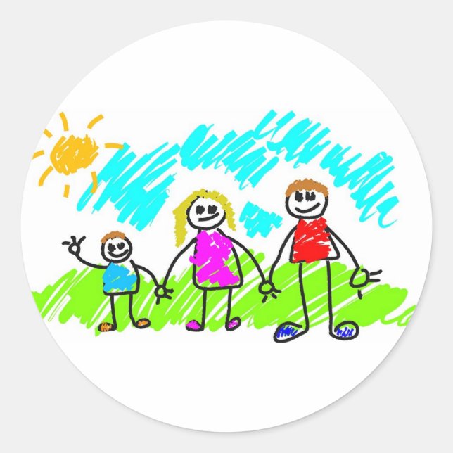 Adesivo Minha Família (Frente)