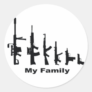 Adesivo Minha família (armas do amor de I)