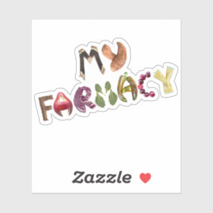 Adesivo Minha farmácia - Comidas saudáveis