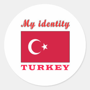Adesivo Minha identidade Turquia